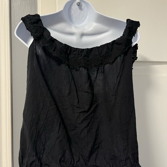 Max Studio Women's Ruffle Cami Bubble Top Large - Picture 7 of 9